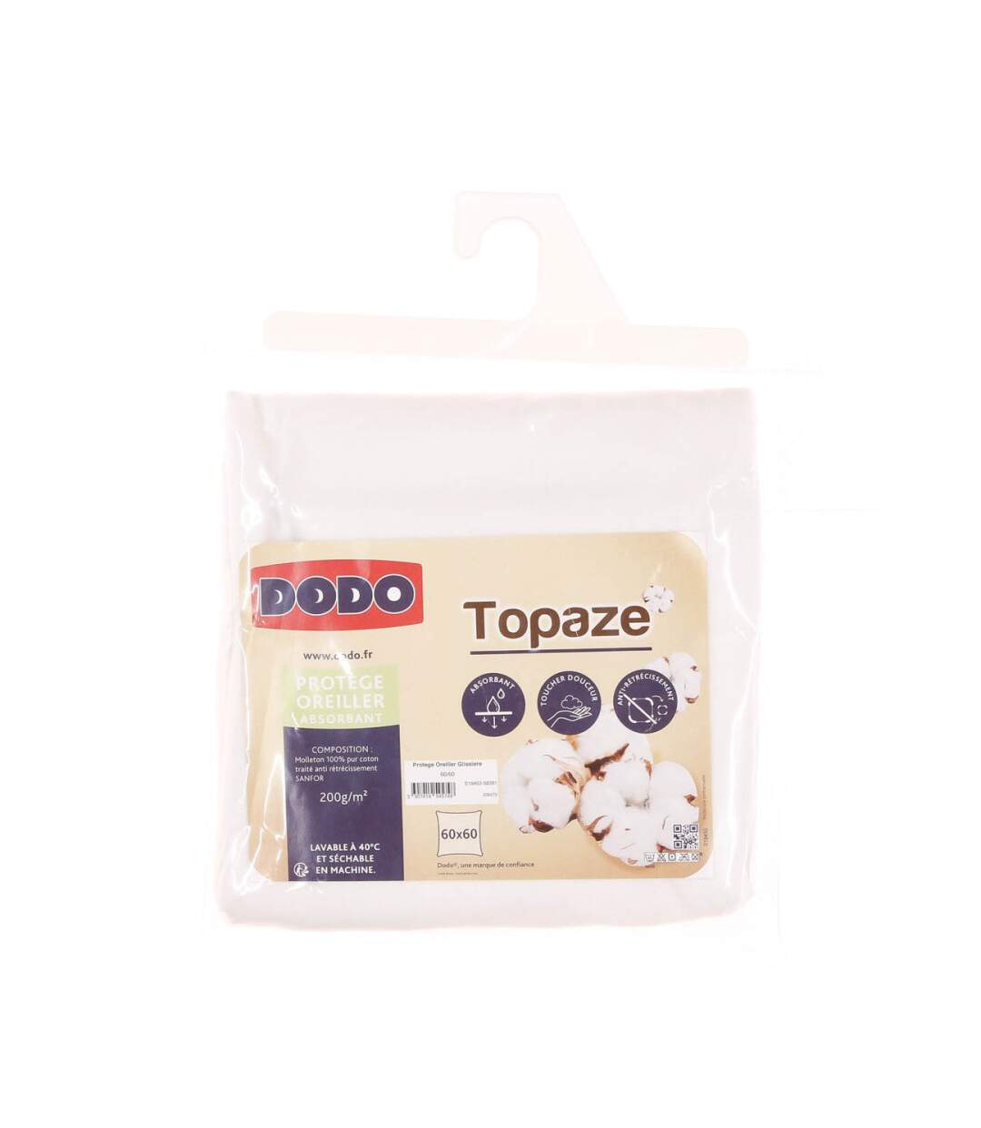 Protège Oreiller 60x60 Dodo Absorbant