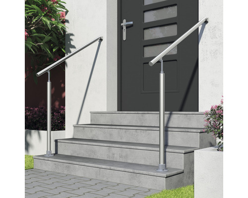 Aluminium entreeleuning, 115 cm, voor vloermontage