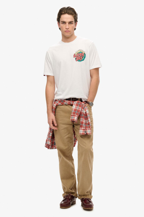 Superdry witte heren t-shirt