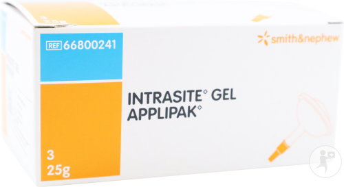 Smith&Nephew Intrasite Gel Applipak Hydrogel Pièces 3x25g