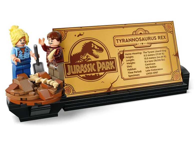 (3145-tlg. Set) Jurassic World Klemmbausteine Dinosaurier Spielzeug Fossilien Modell Bausatz (76968) Lizenziert - Tyrannosaurus Rex
