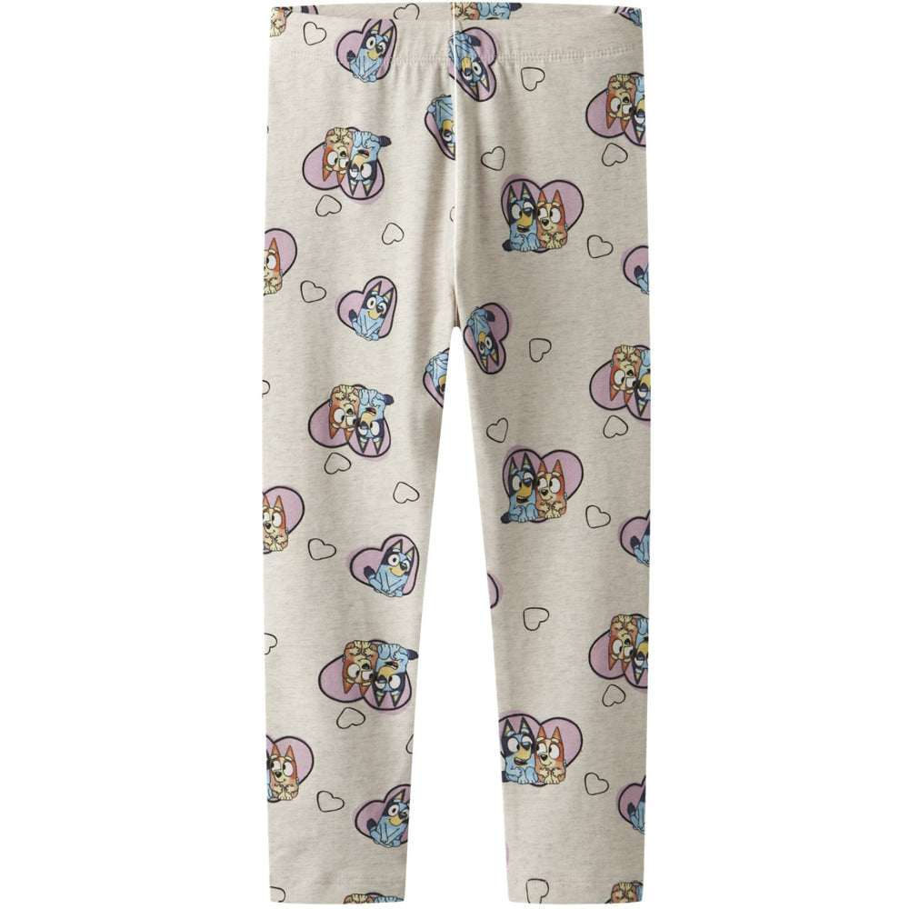 Køb Name It Peyote Melange Nmfnessa Bluey Leggings Sky