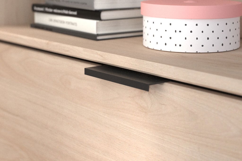 Parisot Halbhohes Hochbett Milky 2 braun/schwarz