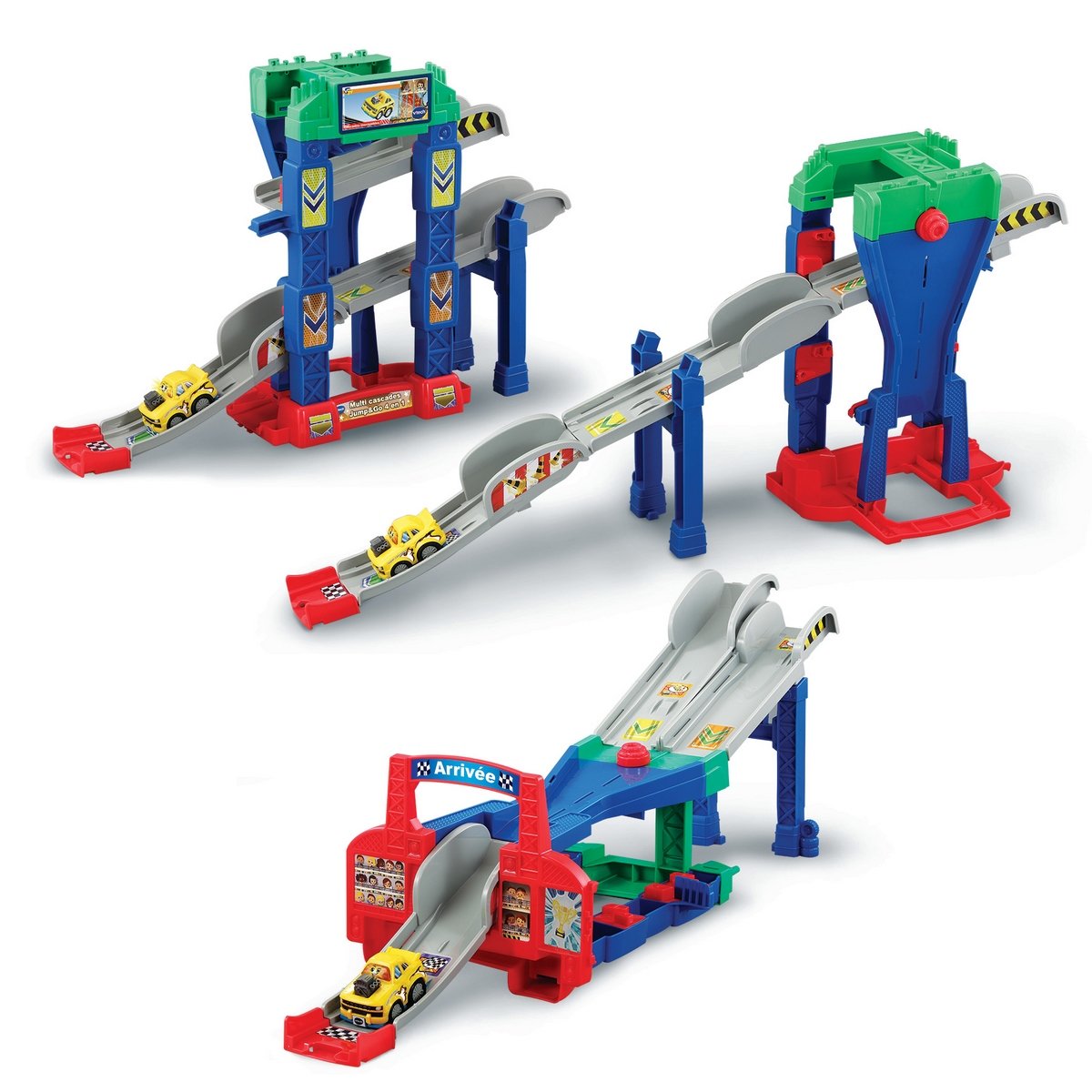 Multi Cascades Jump & Go 4 en 1 - Tut Tut bolides Série Pro