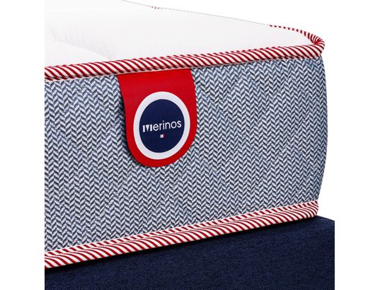 MERINOS - Matelas 140 x 190 Petit tricolore, 1419, 560* Res ensachés, 23 cm