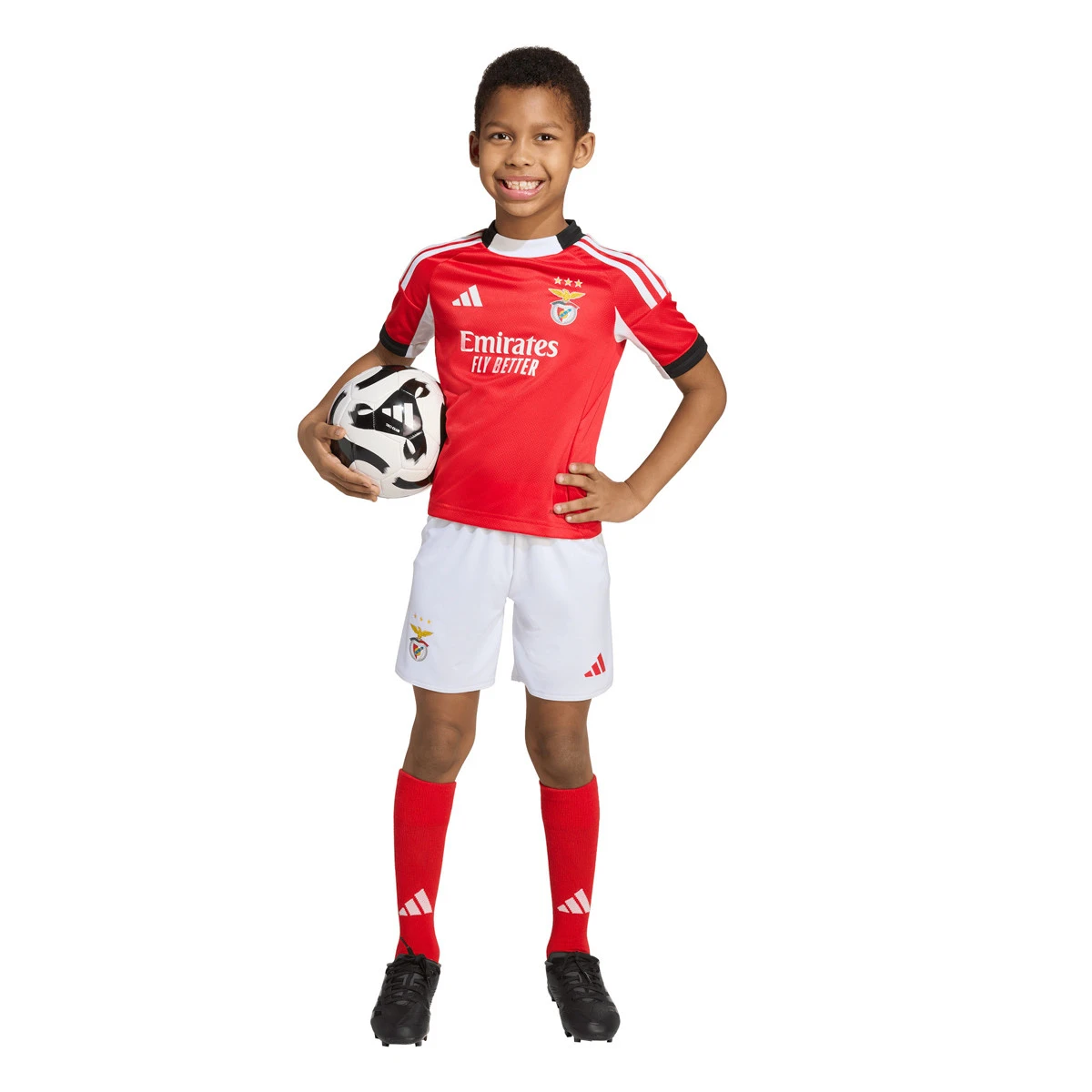 Conjunto adidas SLB Benfica Primeiro Equipamento 2025-2026 Criança