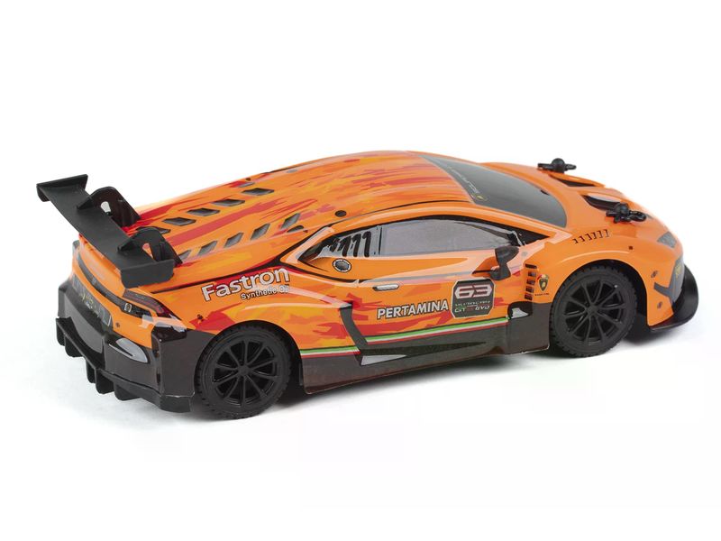 TEC-TOY Auto Lamborghini Huracan GT3 Orange, 1:24 Ferngesteuerter Sportwagen für Kinder ab 6 Jahren