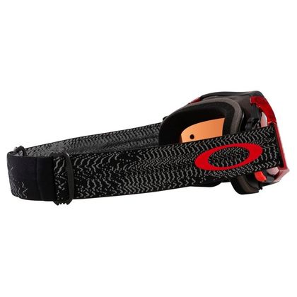 Masque cross Oakley AIRBRAKE MX Black Flux écran Prism MX Black 2024 - Noir / Rouge