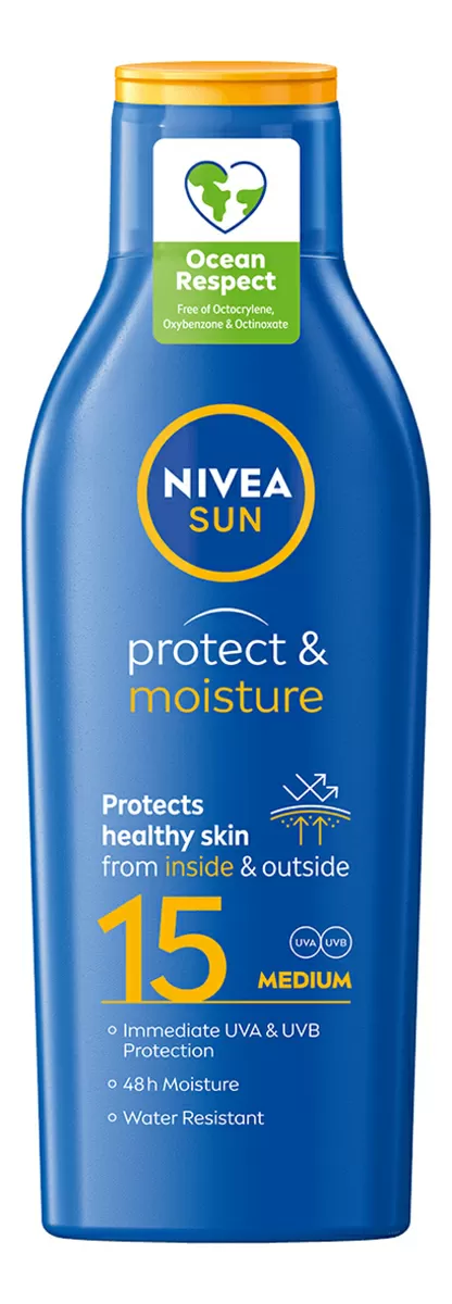 Nivea Sun Protect & Moisture Lotion SPF 15 - 200 ml.