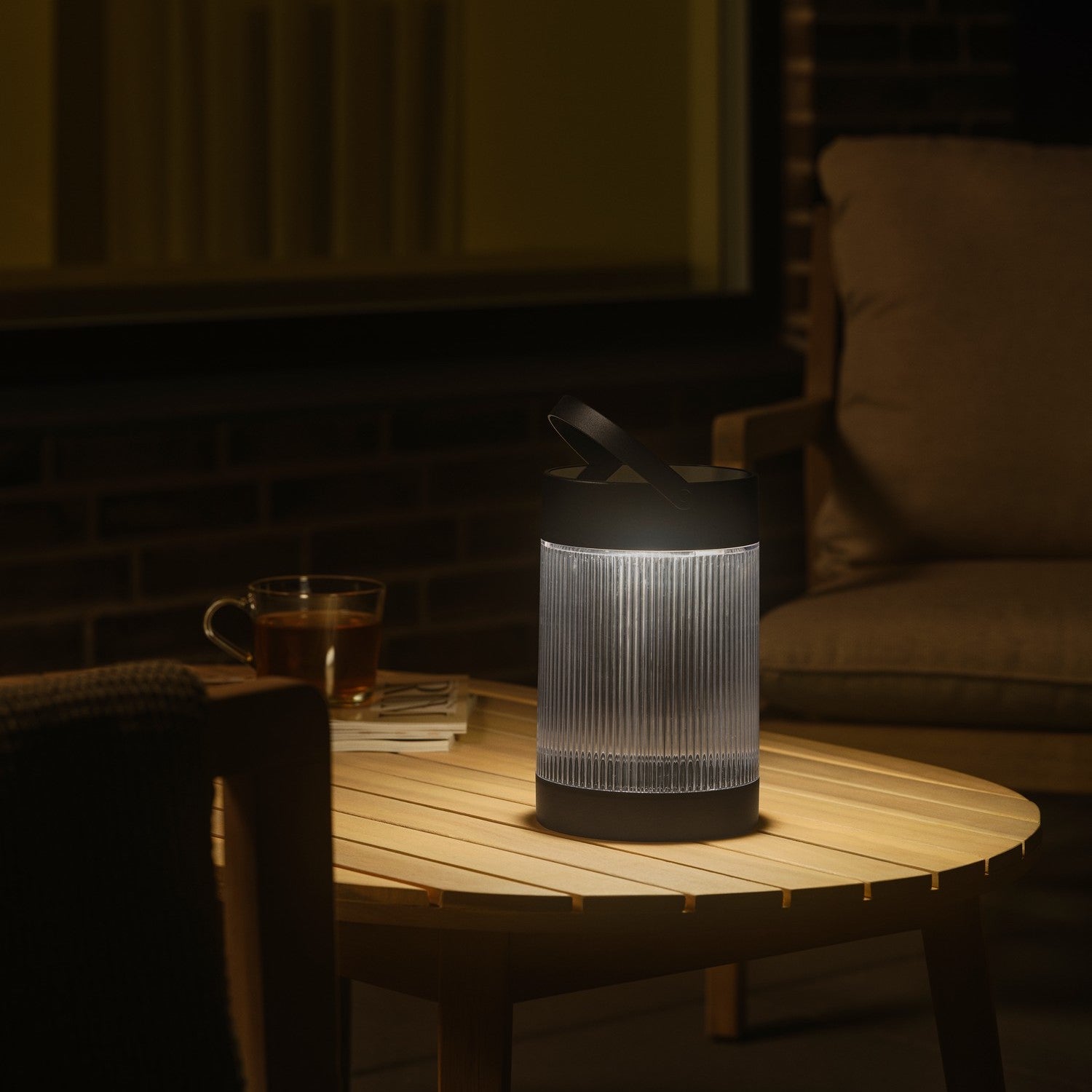 Nordlux Coupar Draagbare Solar Tafellamp - Zwart