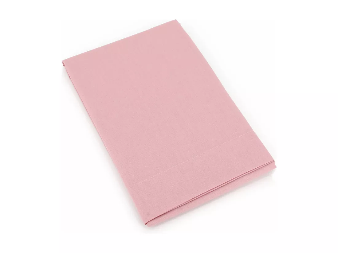 Taie de traversin uni 140x43 cm coton ALTO Macaron