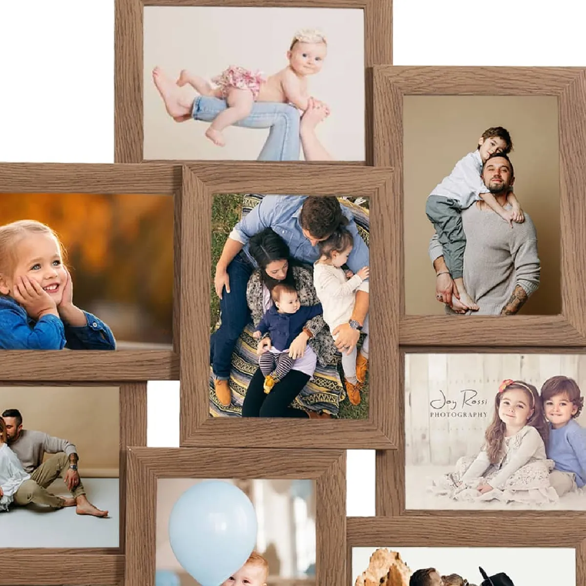 vidaXL Collage 10 pcs - Marron clair