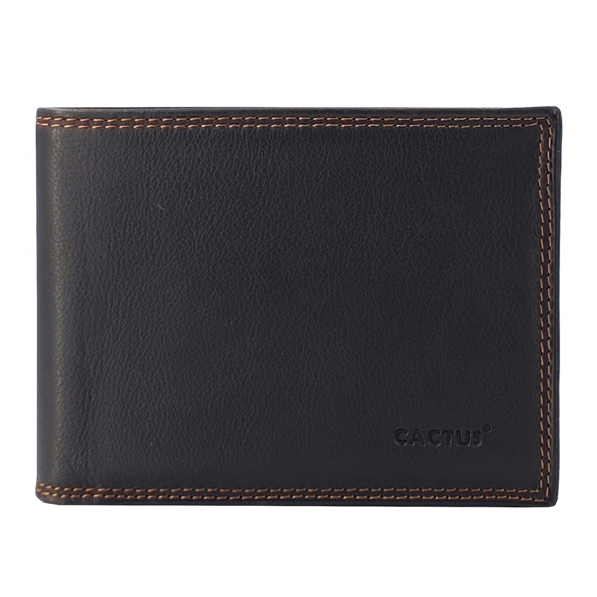 Cactus Porte Cartes cuir de vachette anti-RFID Cactus