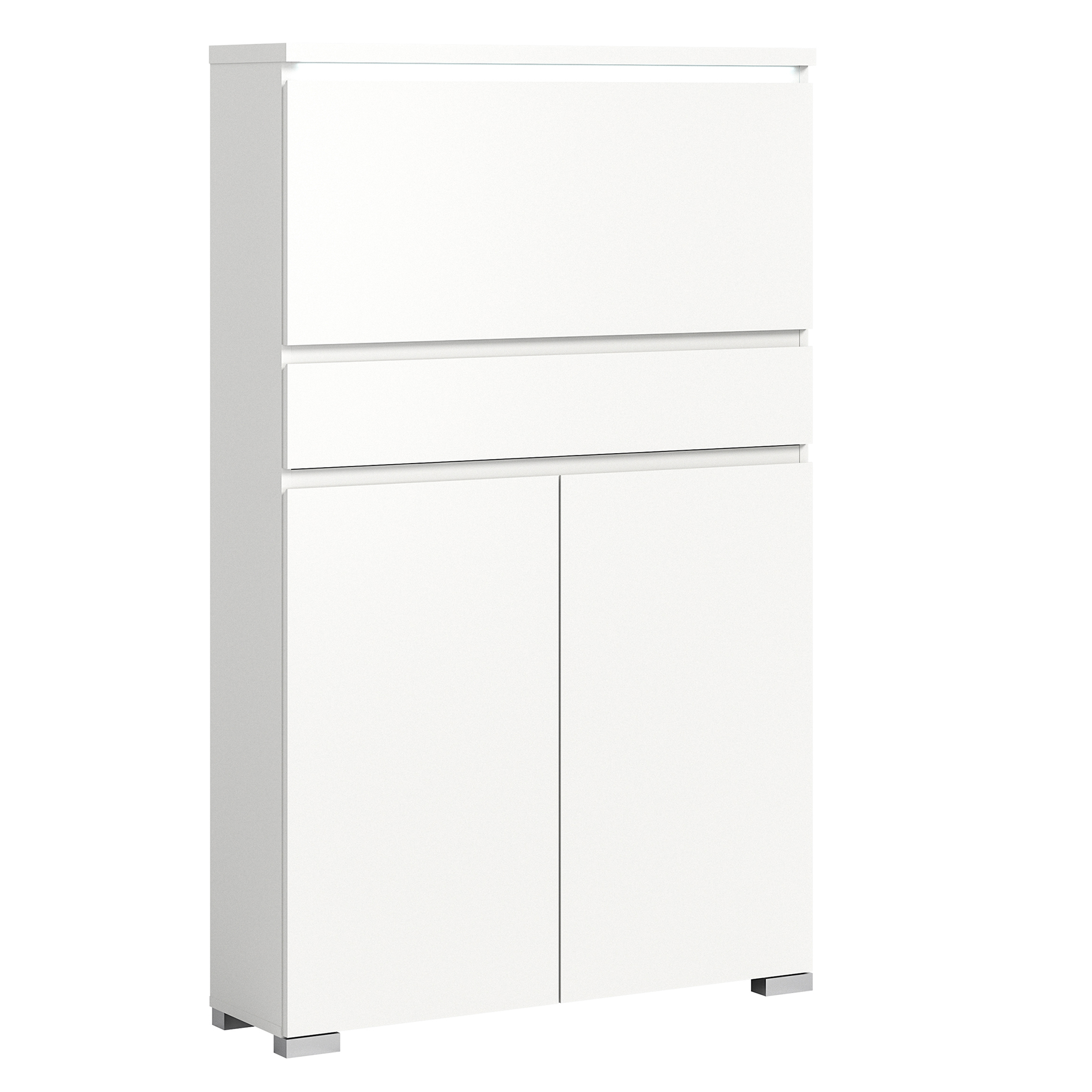 Schuhschrank SHOELOVE - weiß - 95 cm