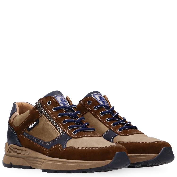 Australian Footwear Connery 15.1646.05 Taupe / Brown / Blue