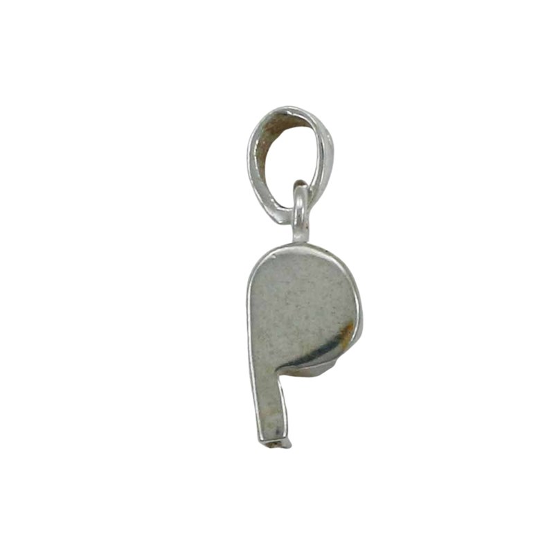Pendentif sifflet - Argent massif