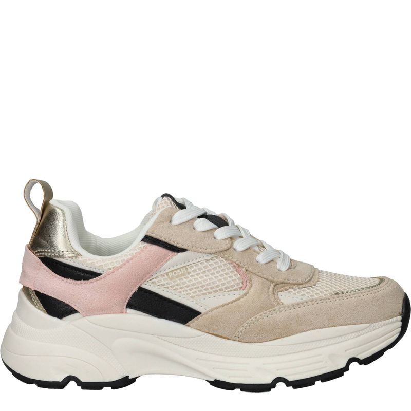 POSH by Poelman Sneakers Beige Dames
