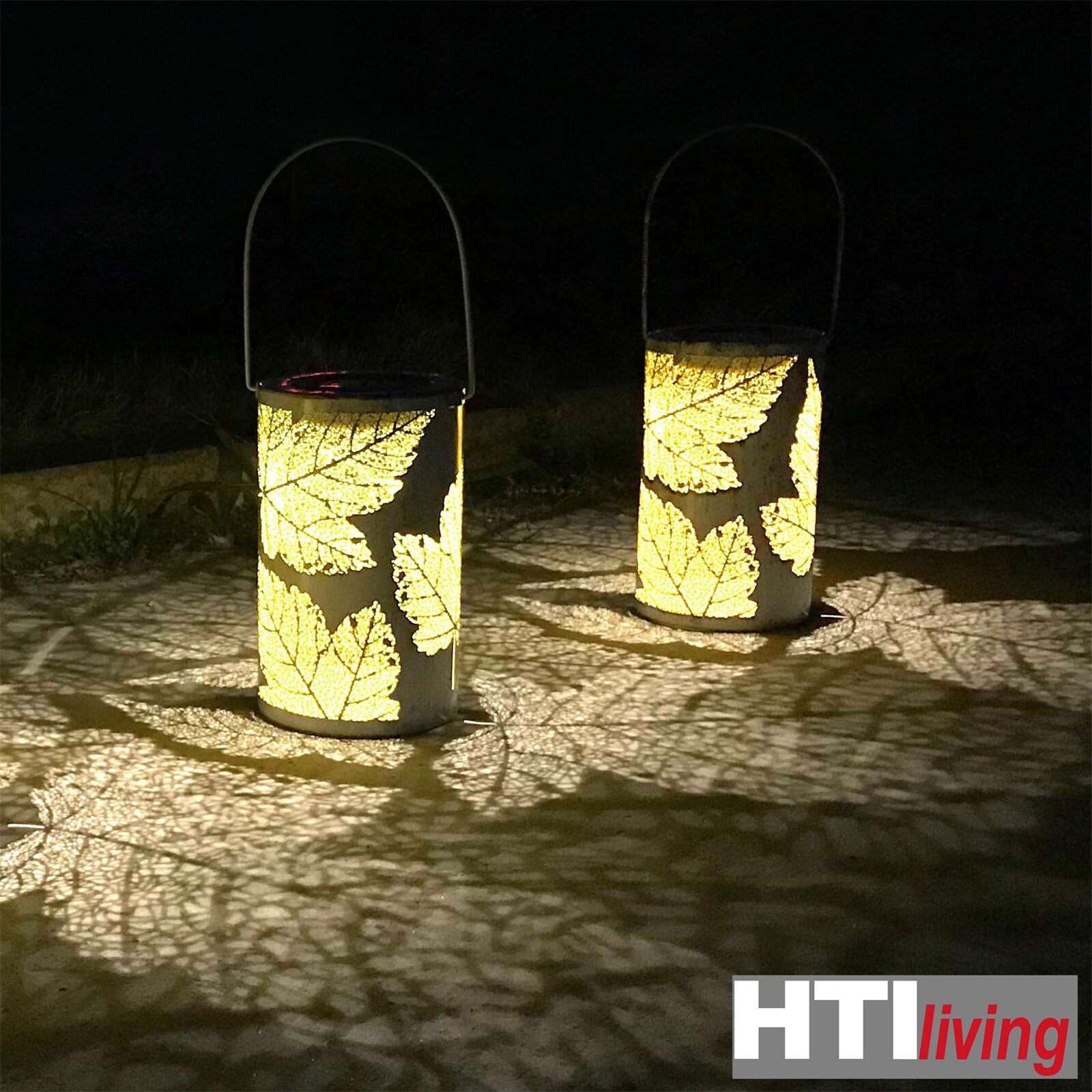 HTI-Living Solarlaterne Blätter Luna