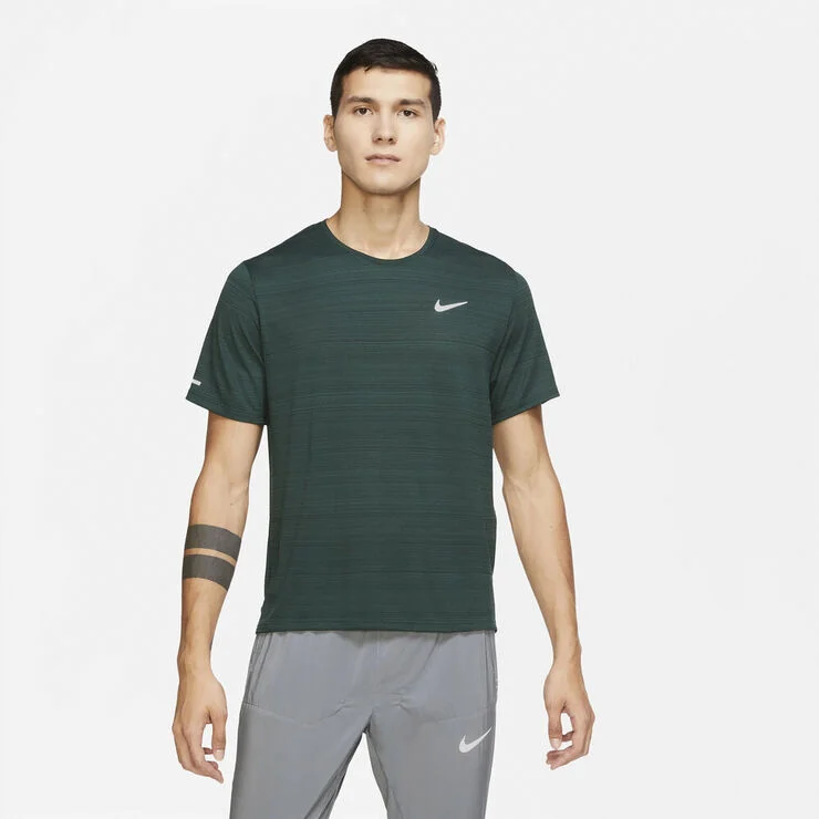 Nike Dri-FIT Miler løbe T-shirt Grøn