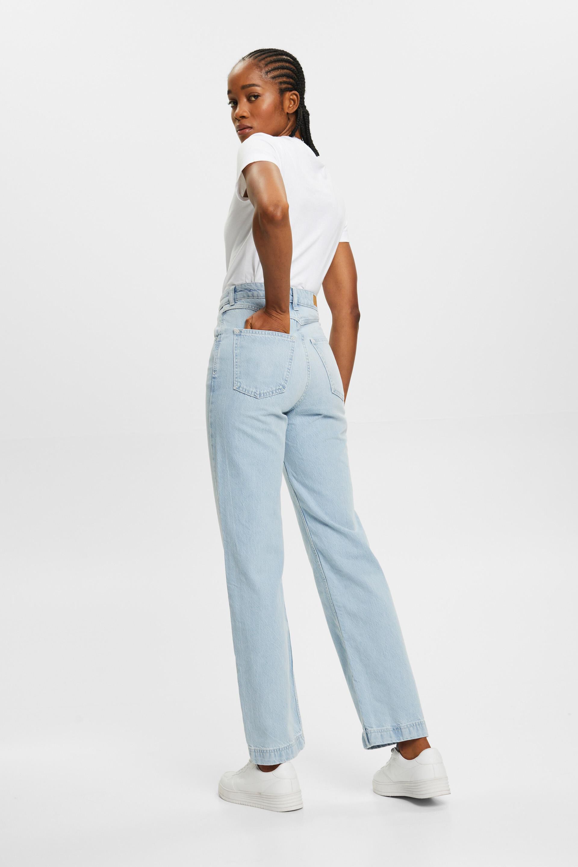 Jean à jambes larges