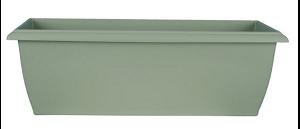 JARDINIERE EVOLUTION GRANDE L.84CM VERT ARGILE 22L