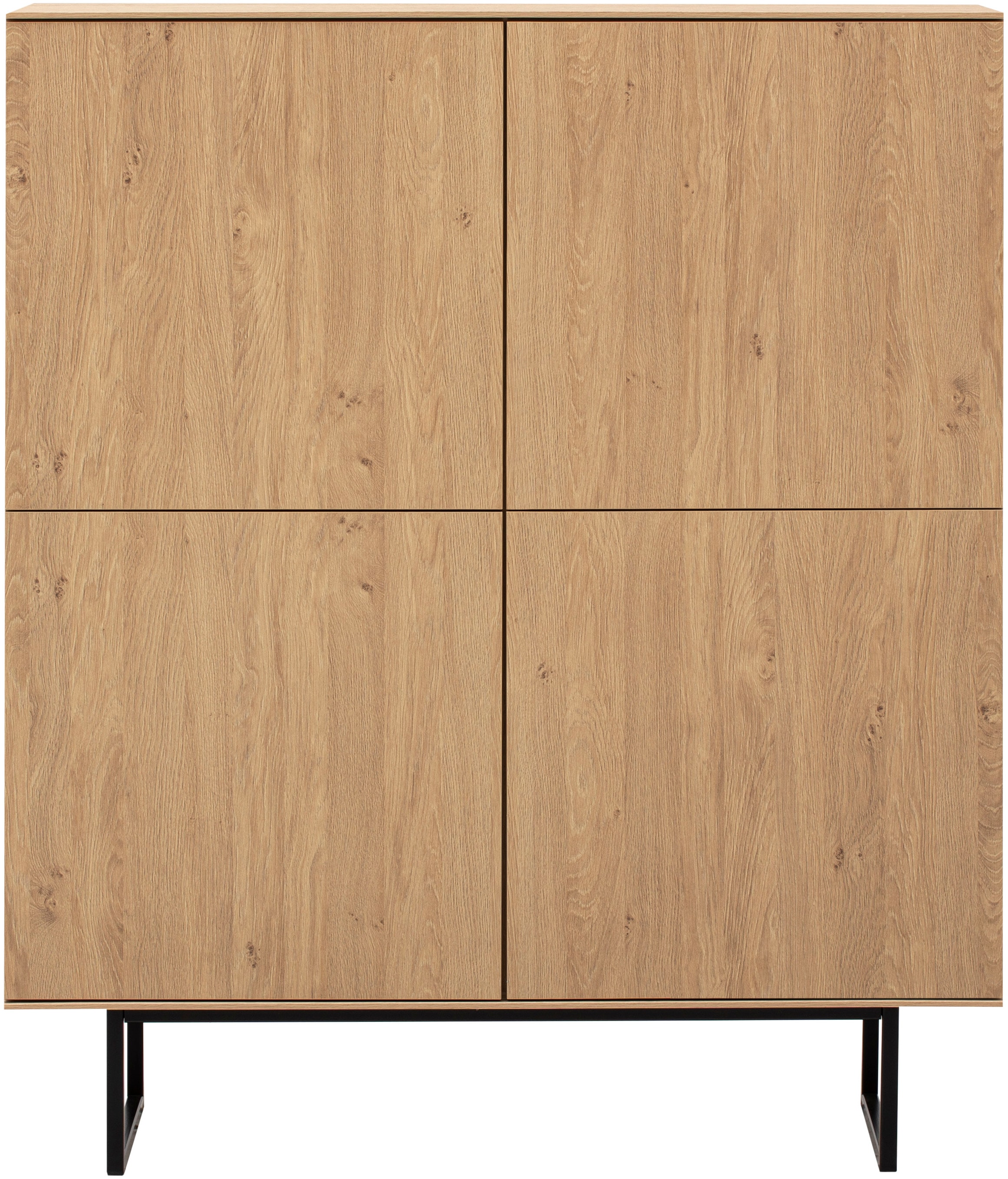 Home affaire Highboard »Lund, moderner Schrank, Kommode mit Kufengestell« ausreichend Stauraum, vielseitig einsetzbar, 115 cm breit