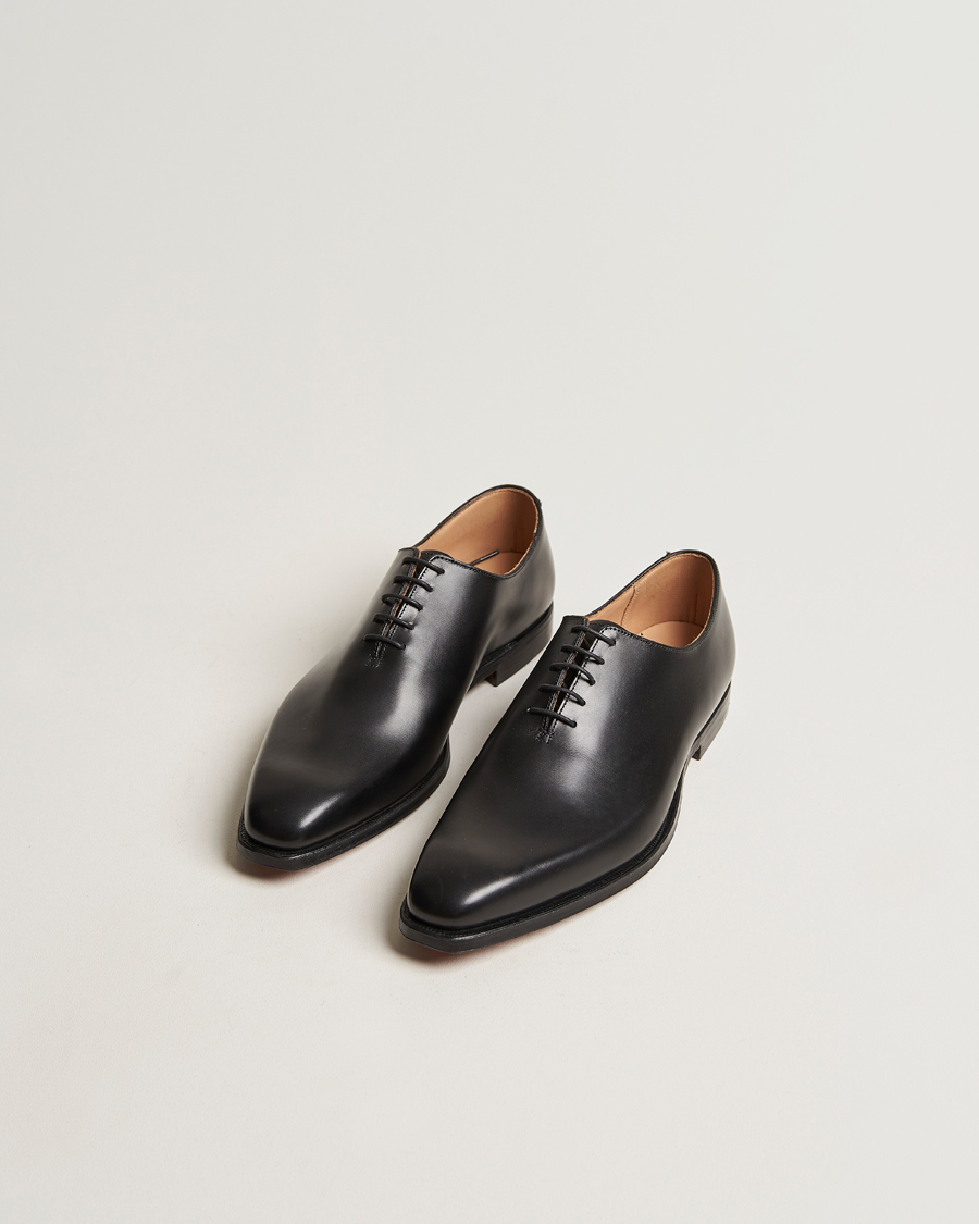 Crockett & Jones Alex Wholecut Oxford Black Calf