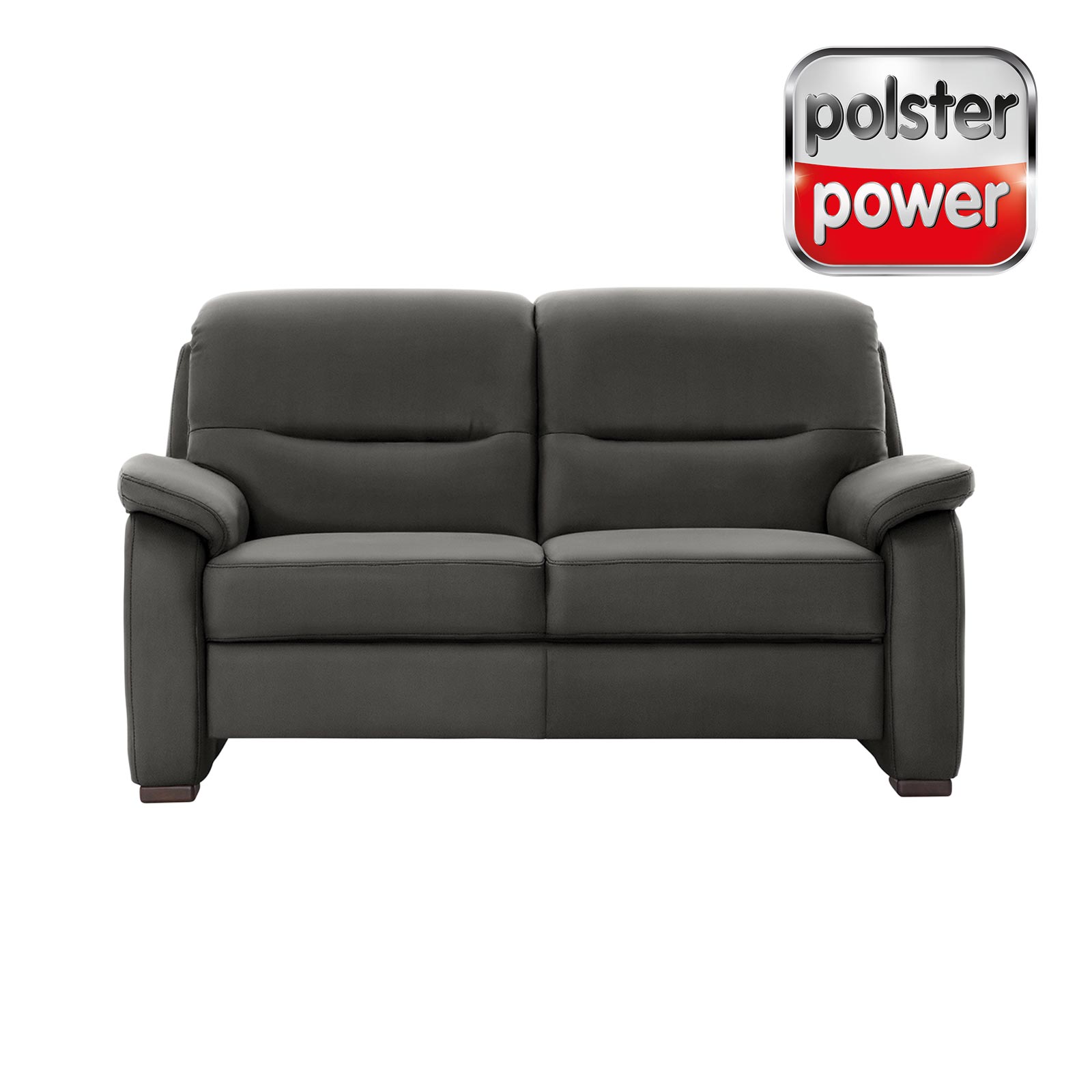 polsterpower 2-Sitzer-Sofa - Holiday steel - Basismodell
