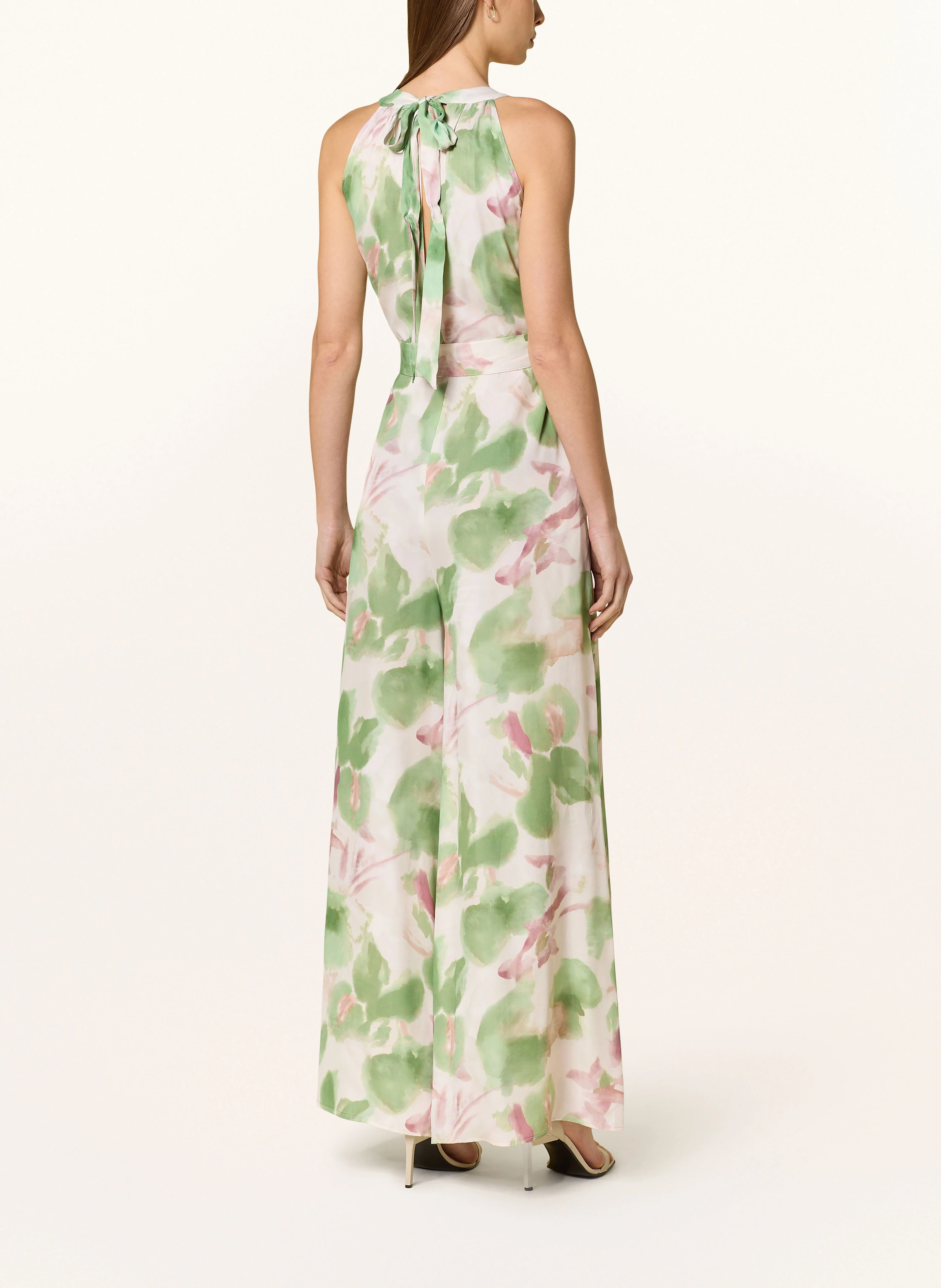 MORE & MORE Satin-Jumpsuit mit Cut-out