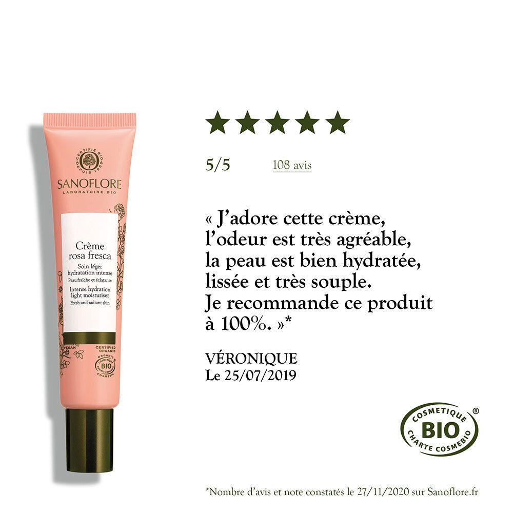 SANOFLORE Rosa fresca leichte Creme
