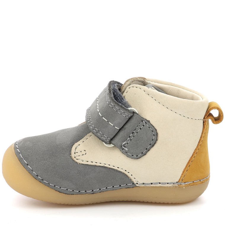 Kickers Kickers Sabilo Beige Gris Jaune