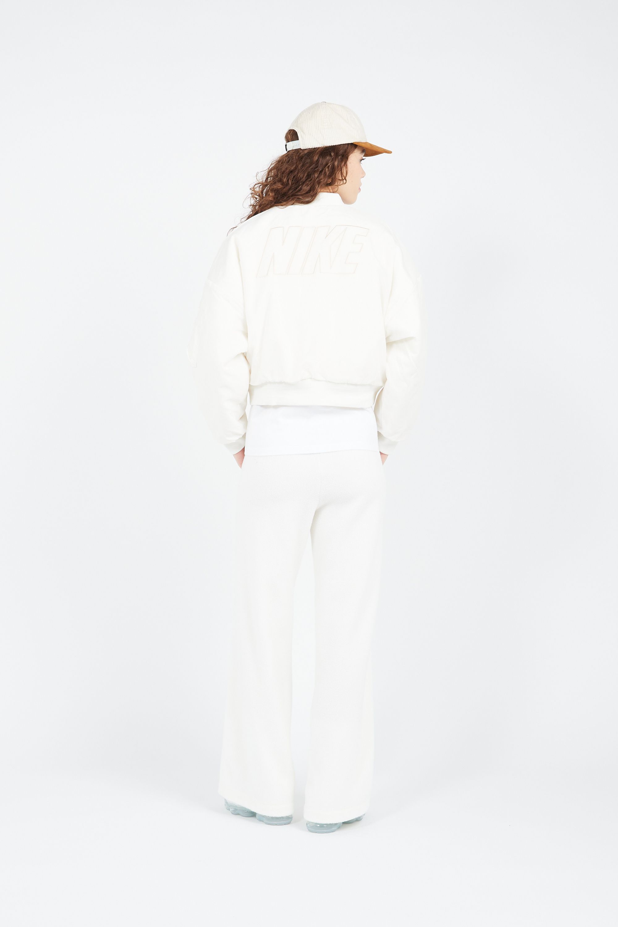 NIKE Bomber FAUX FUR BOMBE Beige