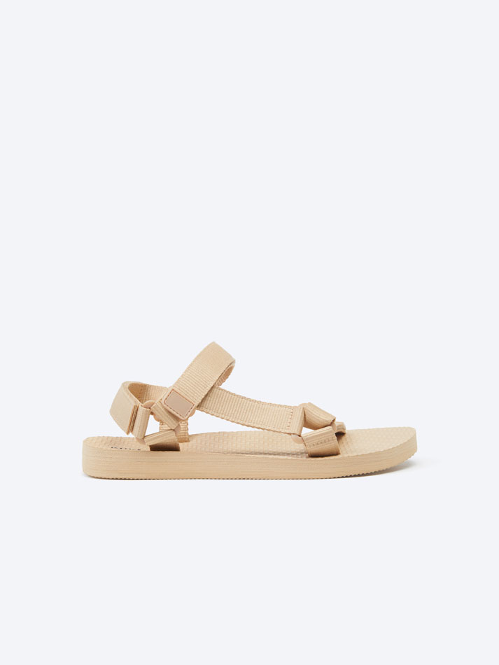 Sandália esportiva - Branco-creme