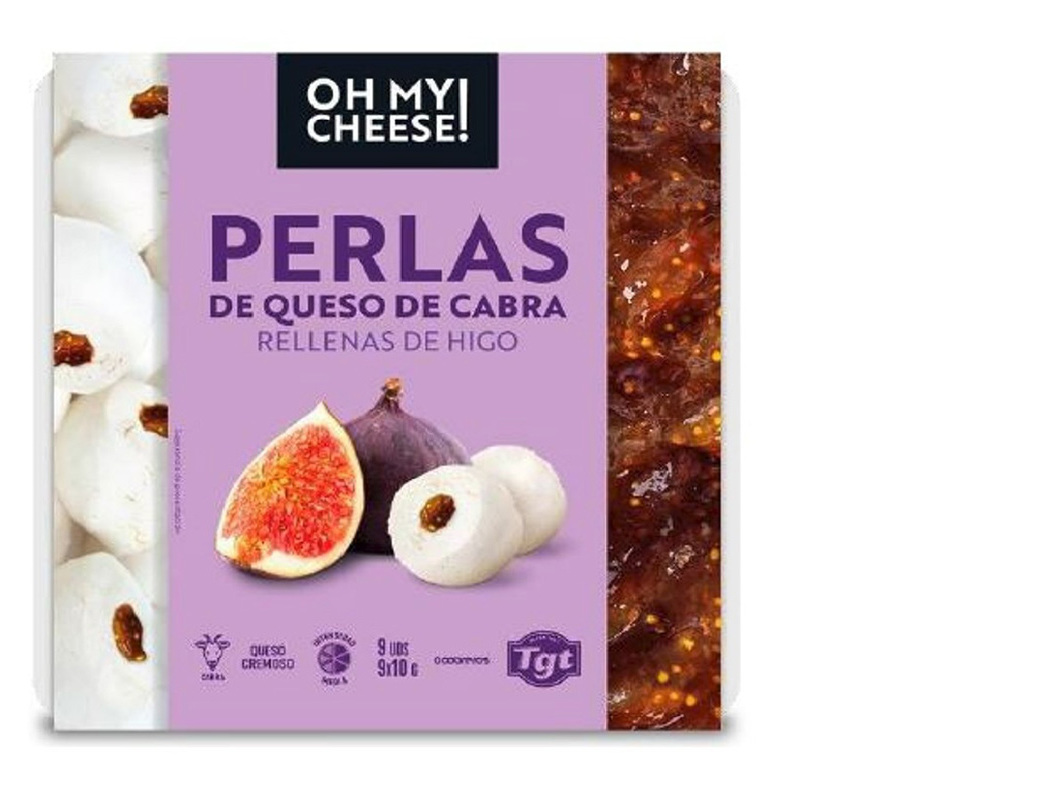 QUEIJO OH MY CHEESE PÉROLAS CABRA COM FIGO 90G