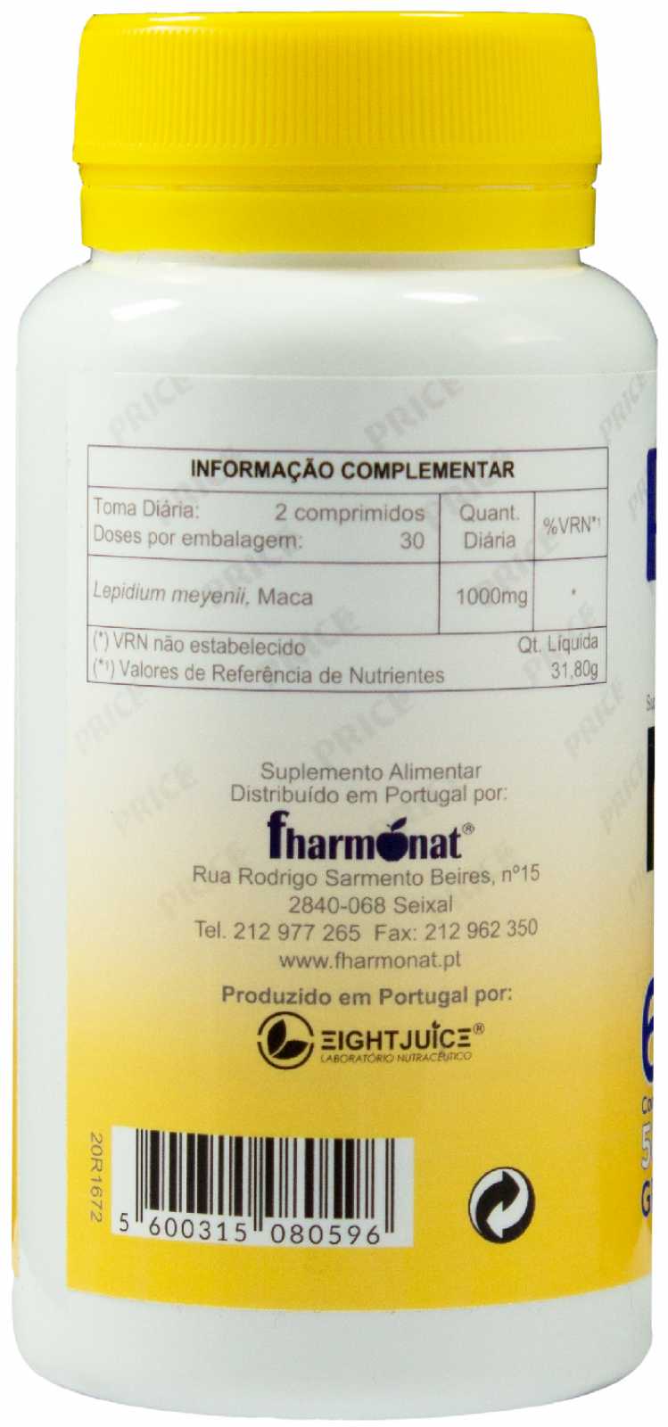 Fharmonat Maca 60 Cápsulas