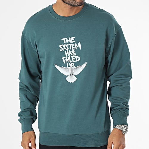 Sweat Crewneck Bleu Pétrole