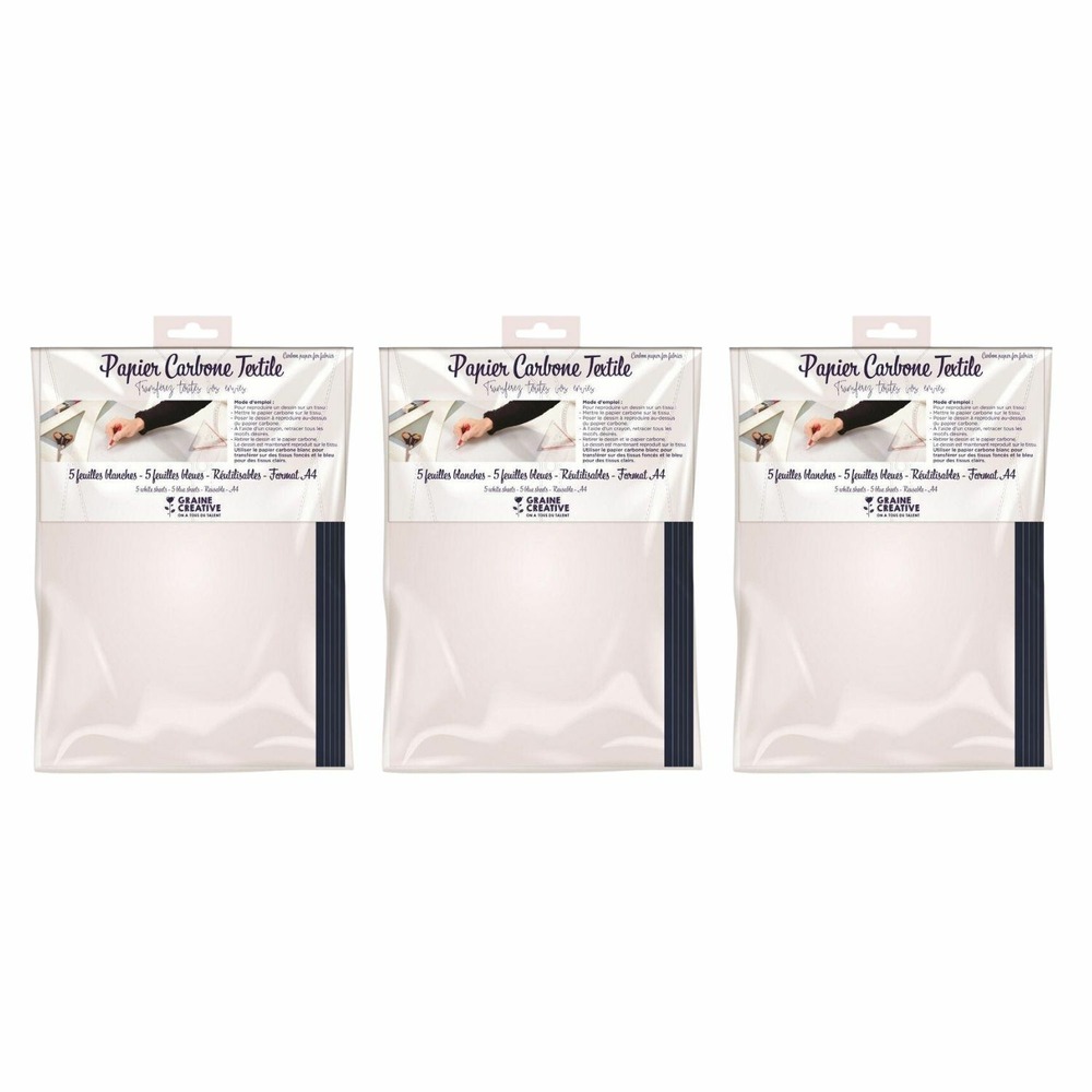 30 feuilles de papier carbone a4 réutilisables pour textile
