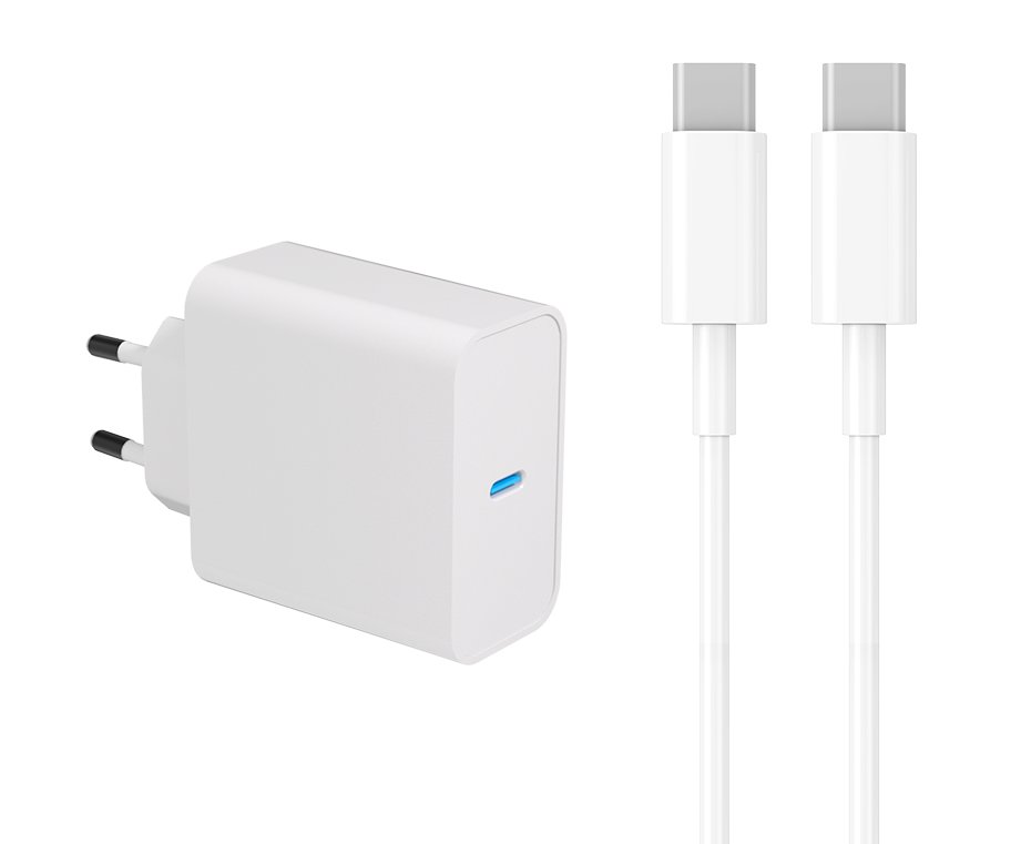Laptop Charger (65W) & Cable (USB-C, 2m)