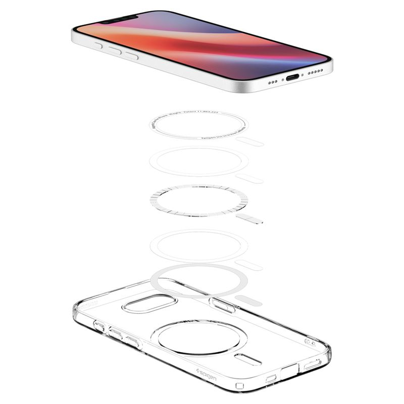 iPhone 16e MagSafe Crystal Flex Case Gummi Hülle (ACS09127) - Transparent