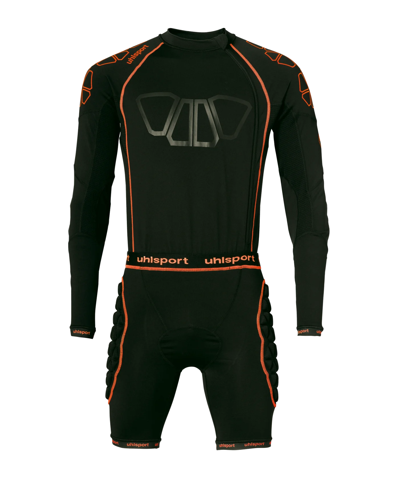 uhlsport Bionikframe Bodysuit Schwarz Orange F03
