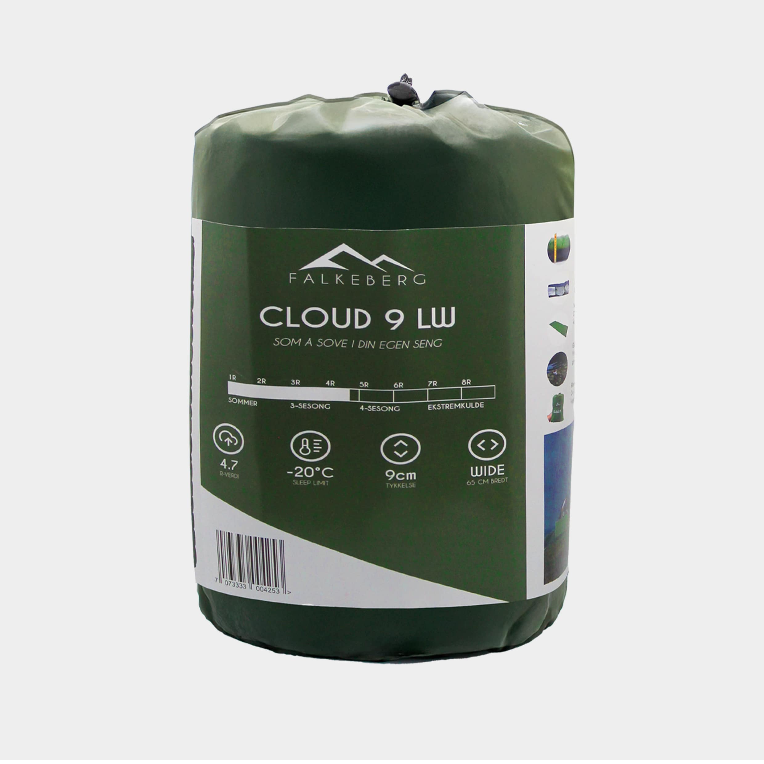 Falkeberg Cloud 9 Liggeunderlag<br>Sleep Limit -20°