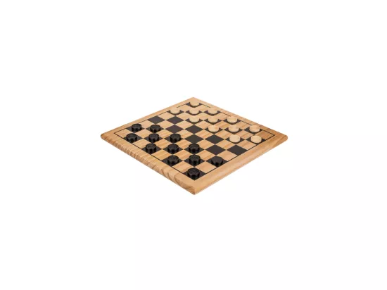Jeu de Dames en bois Grand Modèle
