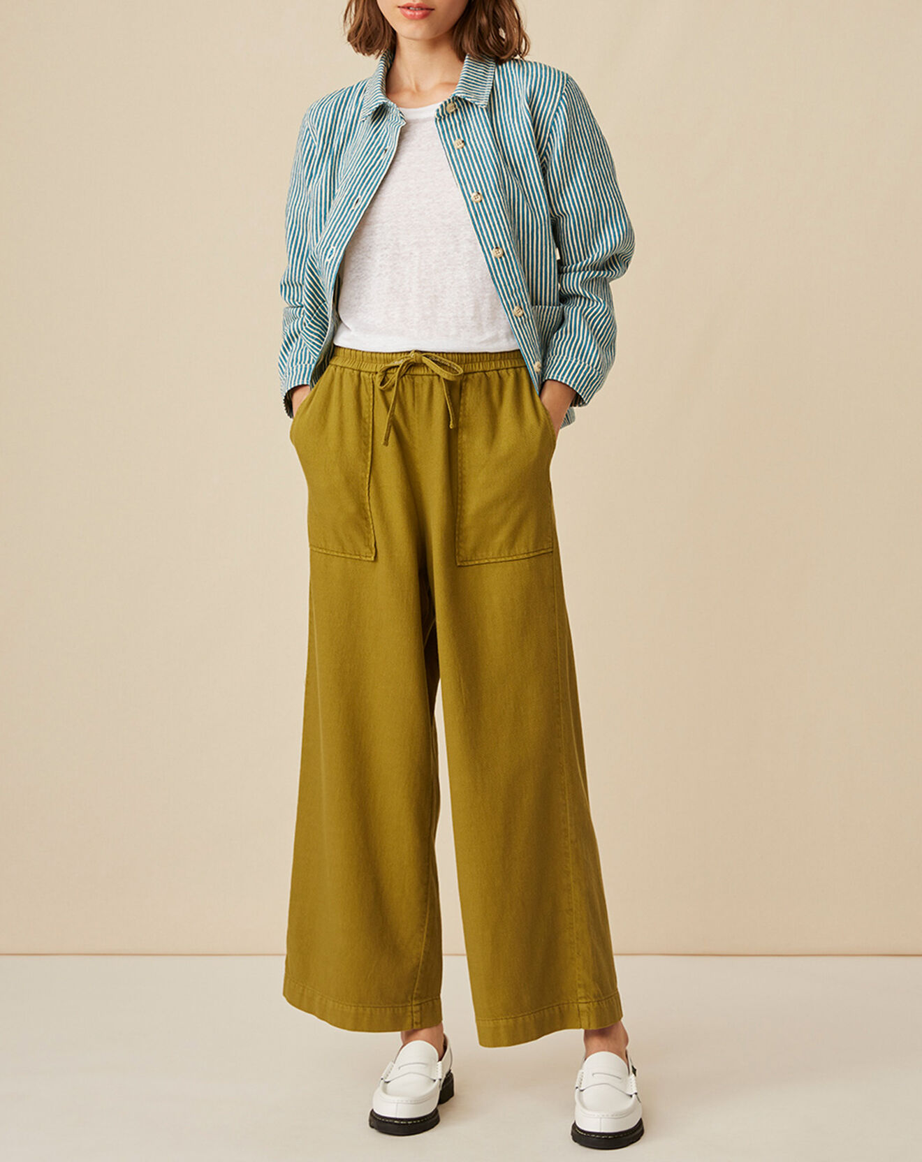 Harris Wilson Pantalon Eytan tilleul