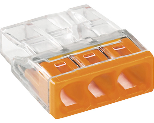 Wago 2273-203 COMPACT aansluitdoosklem 0,5-2,5 mm² 3-aderige insteekklem 30 stuks