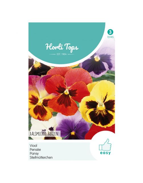 Hortitops Viola - Viool Aalsmeerse Reuzen - Bloemenzaden - 400 g