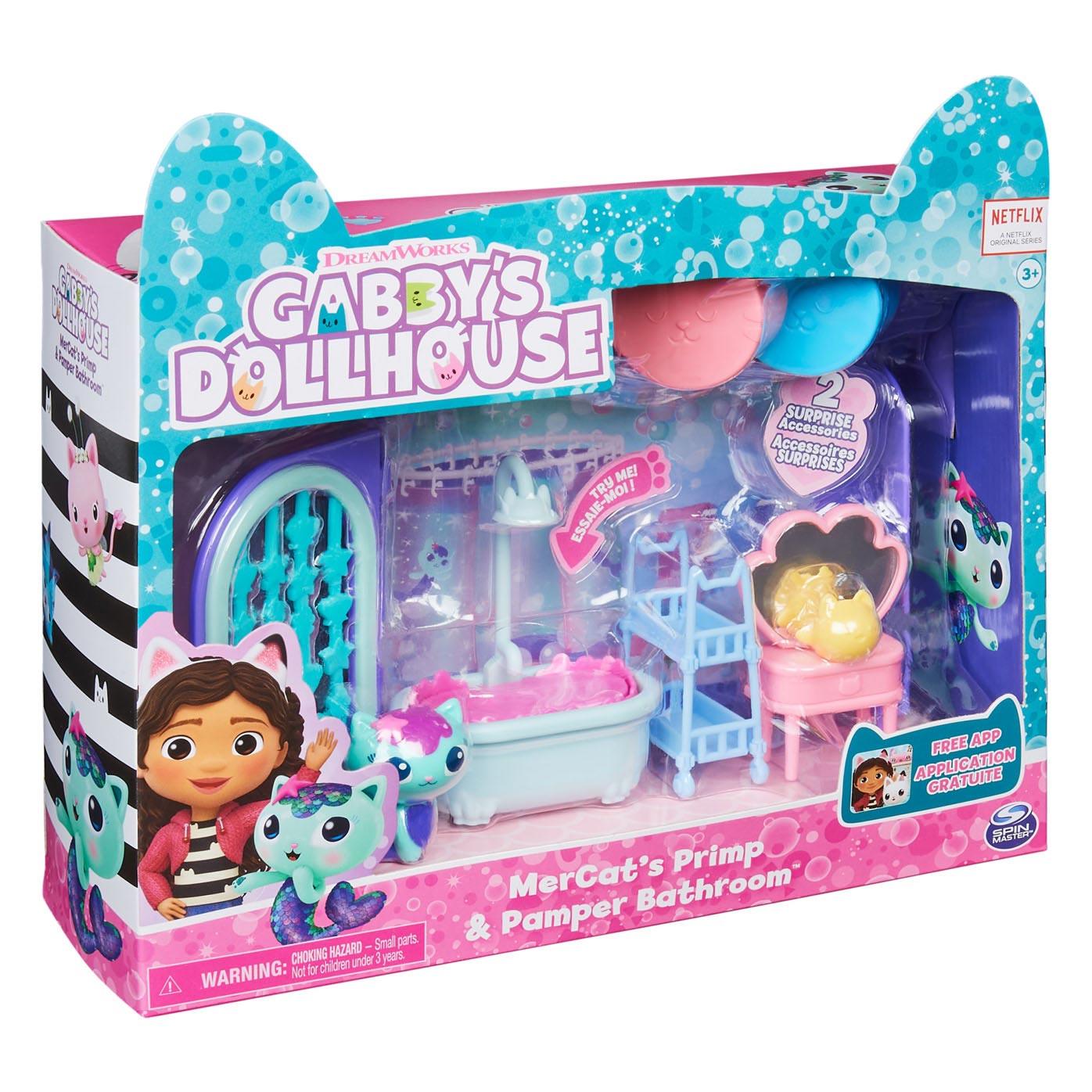 Gabby's Poppenhuis- Badkamer Speelset