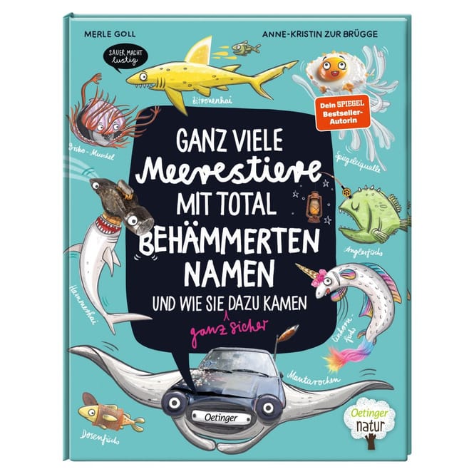 Ganz viele Meerestiere mit total behämmerten Namen und wie sie (ganz sicher) dazu kamen