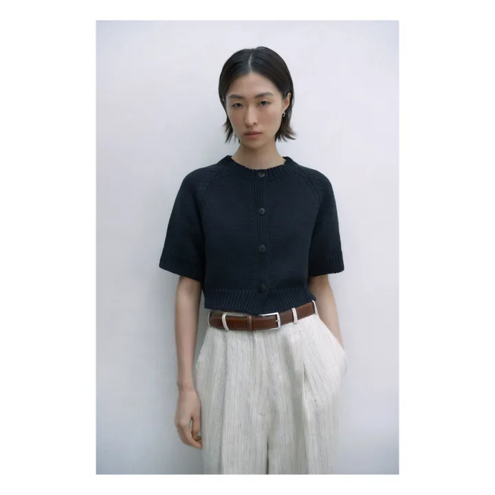 Cordera Top Boutonné | Noir