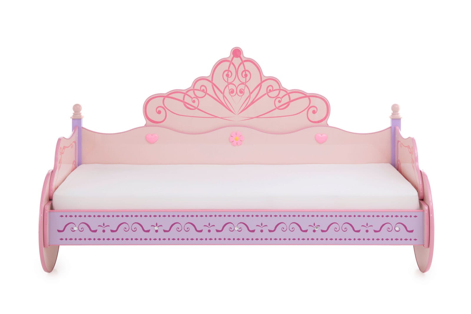Kinderbett Princess 90x200 cm Rosa Kutschendesign