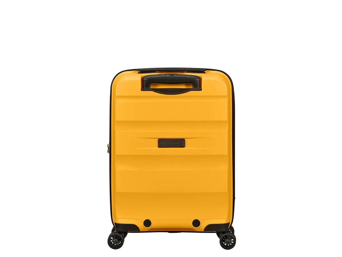 American Tourister Spinner, Trolley, Hård skal, Gul, Kabine, Polypropylen (PP), 4 hjul
